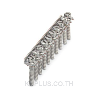 FB 10- RTK/S  Screw bridge, pitch: 8.2 mm, number of positions: 10, color: silver 0311171