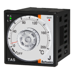 Temperature Controller, 1/16 DIN, Analog, PID Control, Relay Output, J Thermocouple, 32 to 392 F, 100-240 VAC