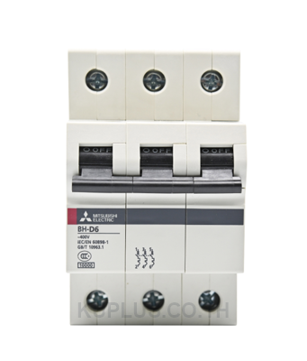 MCB 3-poles, Rated current 3A, Type D