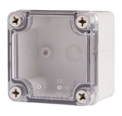 Enclosure Lift Off Cover ABS Clear 3.15×3.15×2.36"