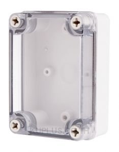 Enclosure Lift Off Cover ABS Clear 3.15×4.33×1.77"