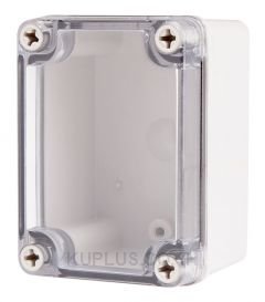 Enclosure Lift Off Cover ABS Clear 3.15×4.33×2.76"
