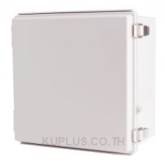 Enclosure, Hinge/Latch, ABS Gray 11.81×11.81×7.09"