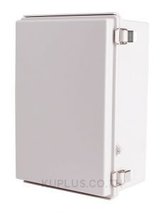 Enclosure, Hinge/Latch, PC Gray, 9.84×13.78×5.91"