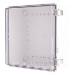 Enclosure, Hinge/Latch, PC Clear 11.81×11.81×5.91"