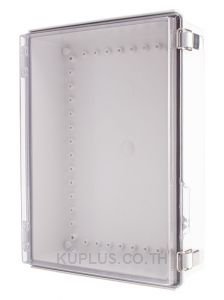 Enclosure, Hinge/Latch, PC Clear 11.81×15.75×4.72"