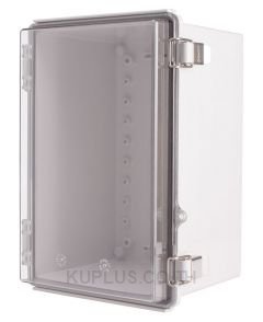 Enclosure, Hinge/Latch, PC Clear, 7.87×11.81×7.09"