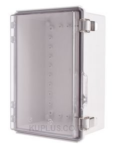 Enclosure, Hinge/Latch, PC Clear, 7.87×11.81×5.91"