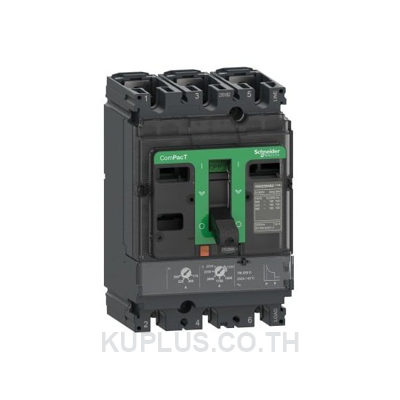 Circuit breaker ComPacT NSX100B, 25kA at 415VAC, 3 poles, TMD trip unit 32A