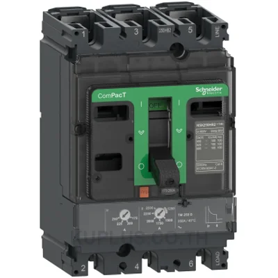 เซอร์กิตเบรกเกอร์, ComPacT NSX250F, 36kA/415VAC, 3 โพล, ทริปยูนิต TMD 160A