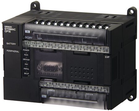 Omron CP1L-EM PLC CPU, Ethernet Networking Computer Interface, 10000 Steps Program Capacity, 18 Inputs, 12 Outputs