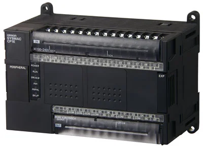 PLC, 100-240 VAC supply, 36 x 24 VDC inputs, 24 x relay outputs 2 A, 2K steps program + 2K words data memory