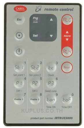 IRTRUES000, ตัวควบคุม (Controller) CAREL REMOTE IR FOR IR33 UNIVERSAL