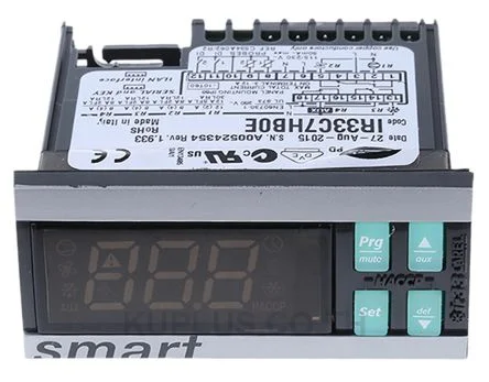 Carel IR33 Panel Mount PID Temperature Controller, 76.2 x 34.2mm, 4 Output Relay, 115  230 V ac Supply Voltage