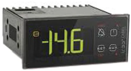 IREVF0EN00, ตัวควบคุม (Controller) CAREL IR33+ On/Off Temperature Controller, 76.2 x 34.7mm, NTC Input, 230 V ac Supply
