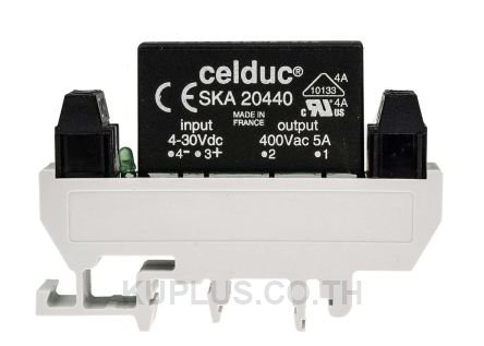 Celduc 4 A Solid State Relay, Zero Crossing, DIN Rail, Triac, 440 V rms Maximum Load