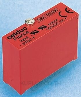 Celduc 3 A Solid State Relay, PCB Mount, Bipolar Transistor, 60 V dc Maximum Load