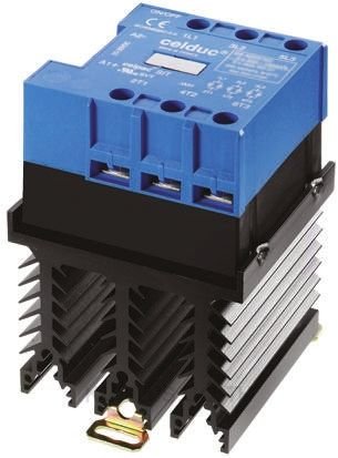 Celduc 22 A Solid State Relay, Zero Crossing, DIN Rail, Thyristor, 510 V ac Maximum Load