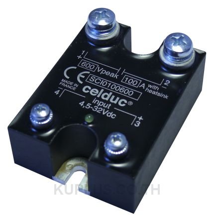 Celduc 100 A Solid State Relay, DC Switching, Panel Mount, IGBT, 600 V dc Maximum Load