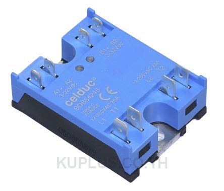 Celduc 2 x 35 A Solid State Relay, Zero Cross, Panel Mount, Thyristor, 600 V ac Maximum Load