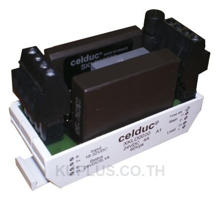 Celduc Non-Latching Relay DIN Rail, 10 A Solid State Relay