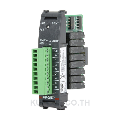 D0-08TR, 8-pt. Relay output module for DL05 & DL06 PLCs