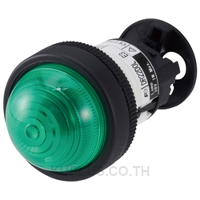 DR22D0L-M4G : PILOT LIGHT DOME 22mm. GREEN