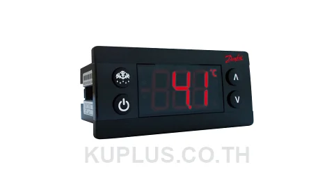 080G3231, เครื่องควบคุมระบบทำความเย็นอิเล็กทรอนิกส์ (Electronic Refrigeration Controller) Danfoss ERC 111A ไฟเลี้ยง 100-240 V AC อนาล็อกอินพุต 2 ดิจิทัลอินพุต 1 ดิจิทัลเอาต์พุต 1