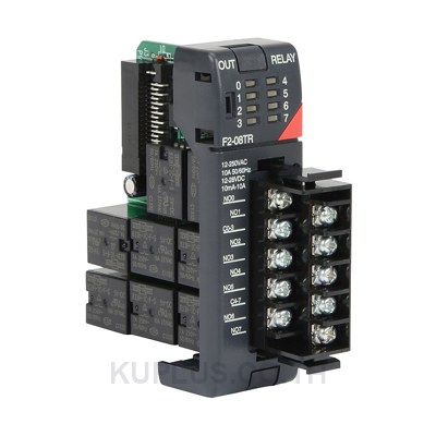 8pt. Output Relay, max. load 10A/pt./com