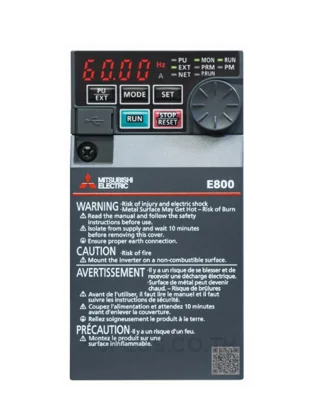 FR-E820-5.5K-1, Inverter Mitsubishi FR-E800