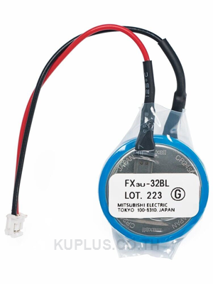 FX3U-32BL, Mitsubishi PLC battery CR2450HR is suitable for FX3U/5U/3G.