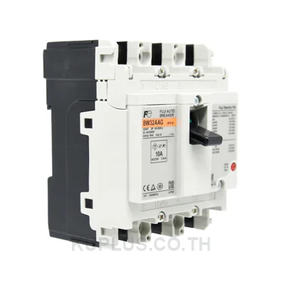 BW32AAG-3P15W Fuji Electric MCCB BW Series, 3 Poles, 15A, 32AF frame, 1.5 kA @ 400 V AC, with auxiliary switch (SPDT)