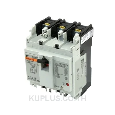 BW50EAG-3P005, เบรกเกอร์ MCCB Fuji Electric BW Series 3 โพล 5A เฟรม 50AF 2.5 kA (400 V AC)