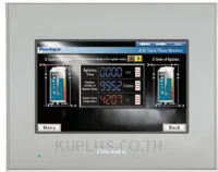 7.0-inch Wide TFT, 65,536 colors, WVGA 800 x 480 pixels, Analog Touch Panel, Ethernet I/F, COM I/F x 2, USB  A/mini-B I/F x 1 each, SD Card I/F, DC24V GP-4401WW