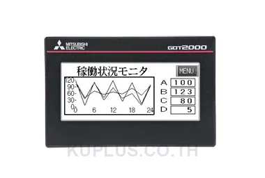 3.8 inch, TFT Monochrome (black/white),รองรับ RS-422 เท่านั้น