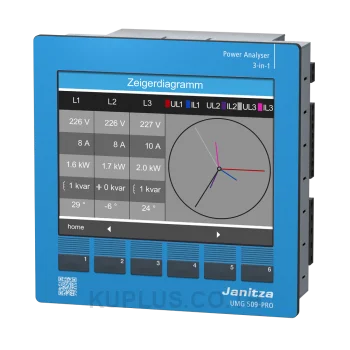 Janitza UMG 509-PRO Power Quality Analyzer (Ethernet, Profibus DP, RS485)