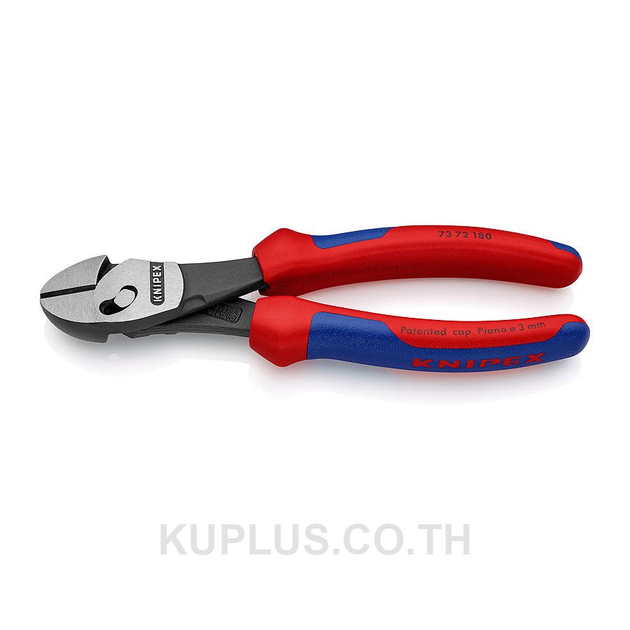 73 72 180 KNIPEX TwinForce® High Performance Diagonal Cutters DIN ISO 5749