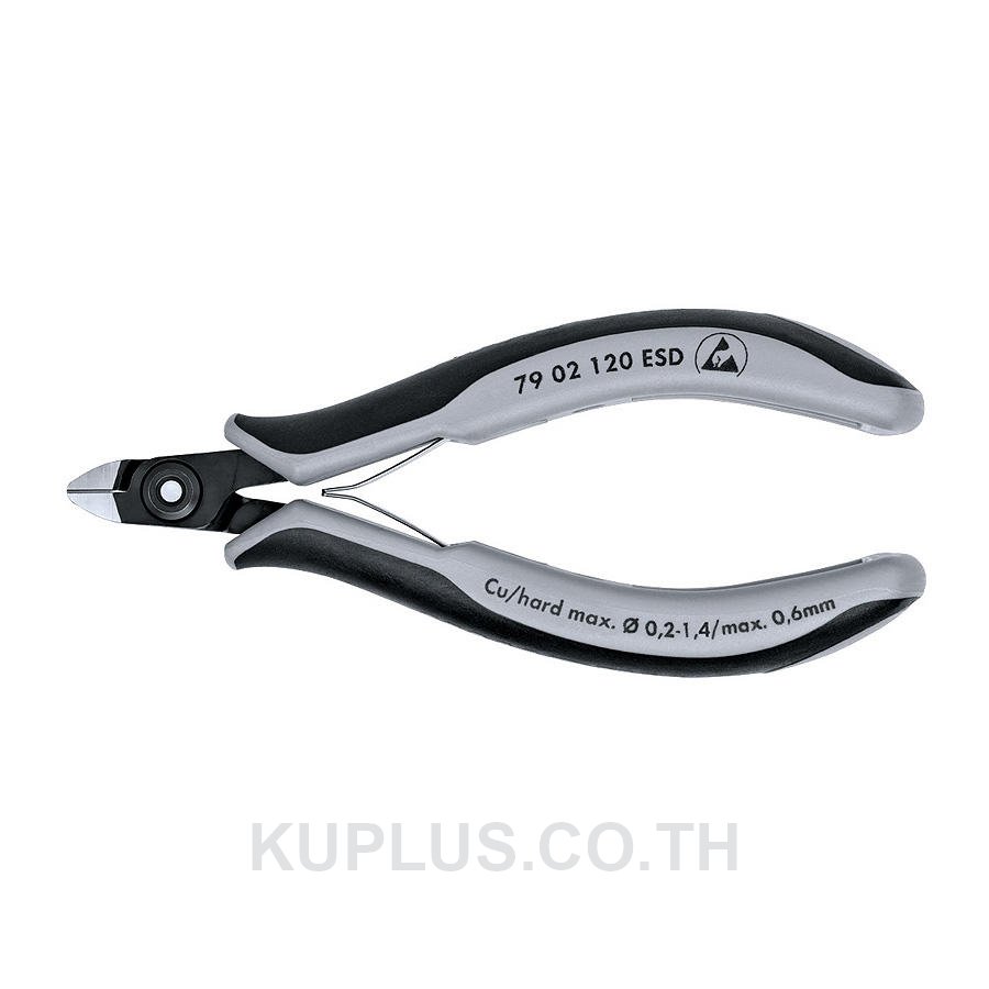 79 02 120 ESD Precision Electronics Diagonal Cutters ESD DIN ISO 9654