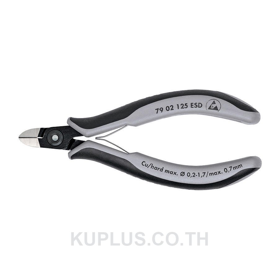 79 02 125 ESD Precision Electronics Diagonal Cutters ESD DIN ISO 9654
