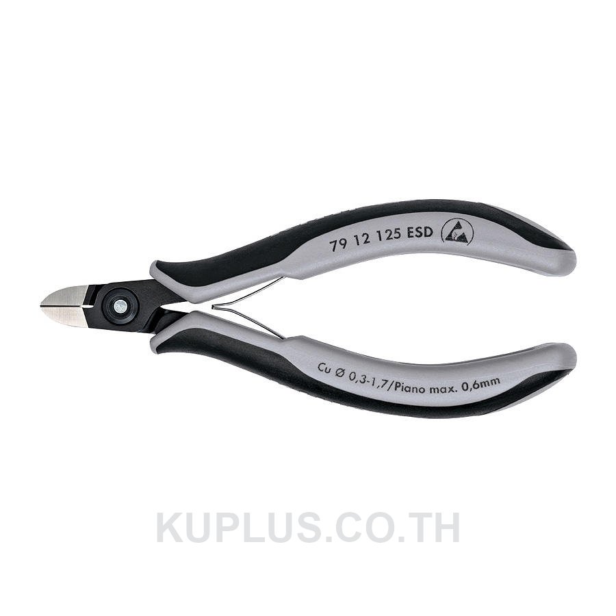 79 12 125 ESD Precision Electronics Diagonal Cutters ESD DIN ISO 9654