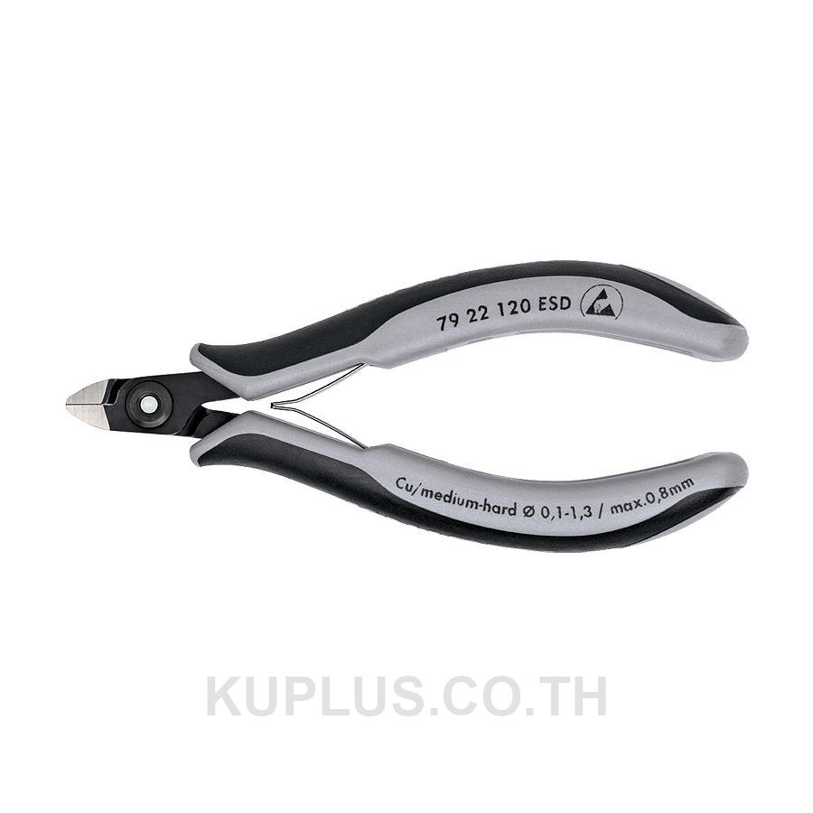 79 22 120 ESD Precision Electronics Diagonal Cutters ESD DIN ISO 9654