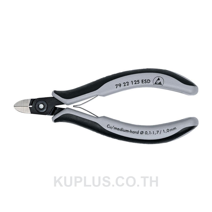 79 22 125 ESD Precision Electronics Diagonal Cutters ESD DIN ISO 9654