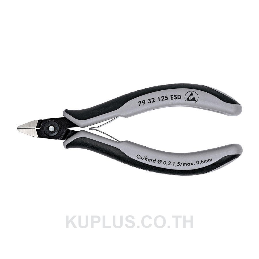 79 32 125 ESD Precision Electronics Diagonal Cutters ESD DIN ISO 9654