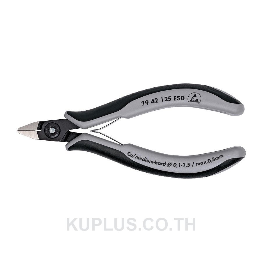 79 42 125 ESD Precision Electronics Diagonal Cutters ESD DIN ISO 9654