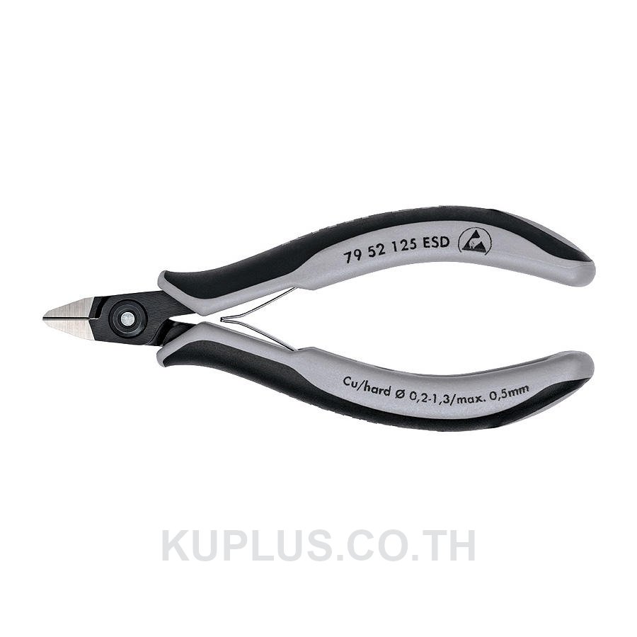 79 52 125 ESD Precision Electronics Diagonal Cutters ESD DIN ISO 9654