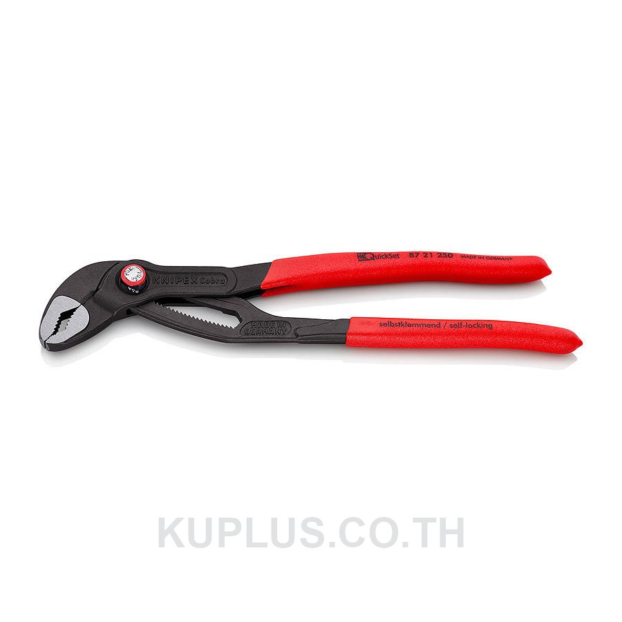 87 21 250 KNIPEX Cobra® QuickSet Hightech Water Pump Pliers DIN ISO 8976