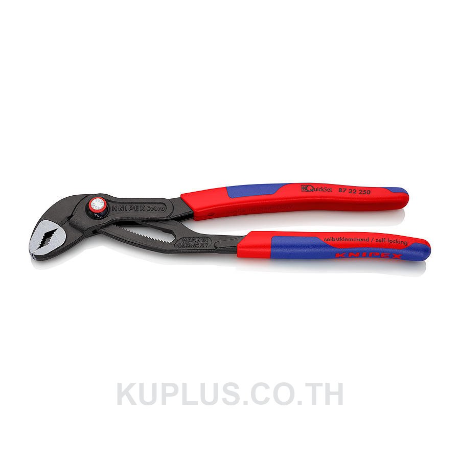 87 22 250 KNIPEX Cobra® QuickSet Hightech Water Pump Pliers DIN ISO 8976