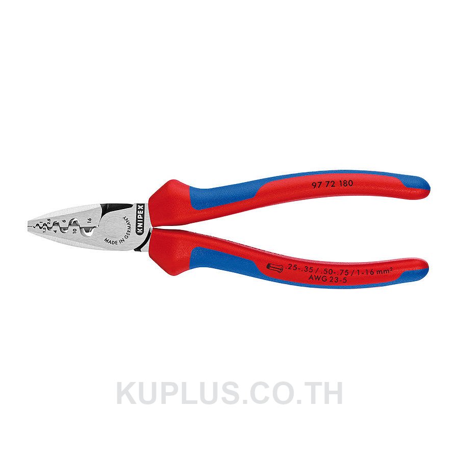 97 72 180 Crimping Pliers for End Sleeves (Ferrules)