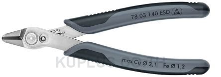 78 03 140 ESD Knipex Side Cutter Cable Cutter 140mm overall length