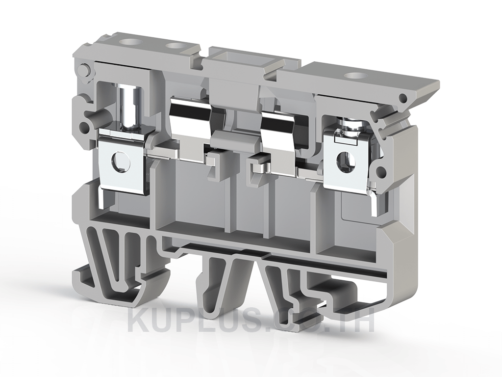 Fuse Terminals  "Klemsan" Type ASK 2S GREY 351109